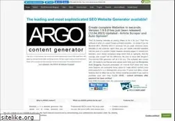 Sites similar to argo-content.com