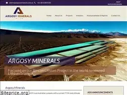 Sites similar to argosyminerals.com.au