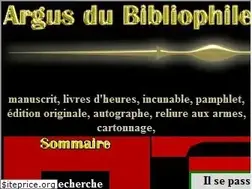 Sites similar to argusdubibliophile.com