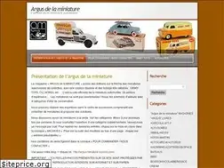 Sites similar to argusminiature.fr