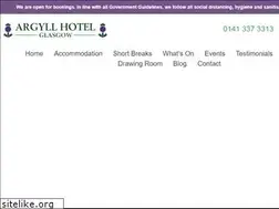 Sites similar to argyllhotelglasgow.co.uk