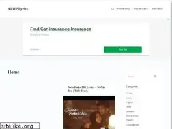 Sites similar to arhplyrics.in