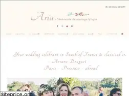 Sites similar to aria-ceremonie-mariage-lyrique.com