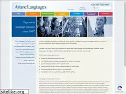 Sites similar to ariane-languages.co.uk