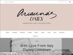 Sites similar to ariannasdaily.com