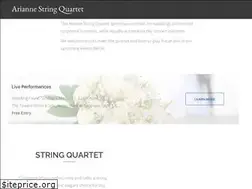 Sites similar to ariannestringquartet.com