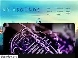 Sites similar to ariasounds.com