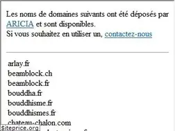Sites similar to aricia.com
