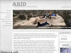 Sites similar to aridjournal.com