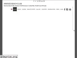 Sites similar to arienzobeachclub.com