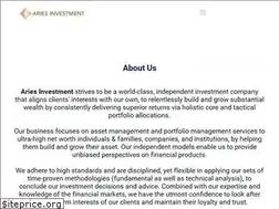 Sites similar to aries-investment.com