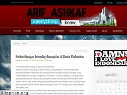 Sites similar to arifashkaf.wordpress.com