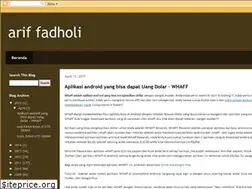 Sites similar to ariffadholi.blogspot.com