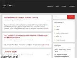 Sites similar to arifgokce.net