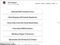Sites similar to arifsaban.com.tr