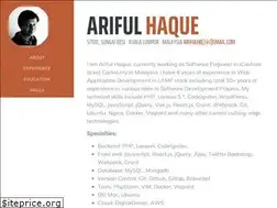 Sites similar to arifulhaque.com