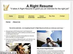 Sites similar to arightresume.com