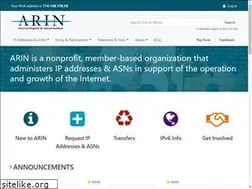 Sites similar to arin.net