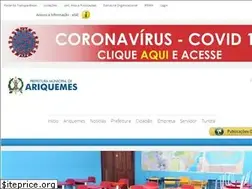 Sites similar to ariquemes.ro.gov.br