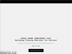 Sites similar to ariseshineconference.com