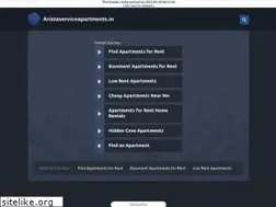 Sites similar to aristaserviceapartments.in