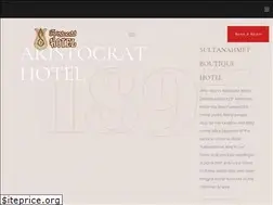 Sites similar to aristocrathotel.com