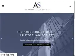 Sites similar to aristoteliansociety.org.uk