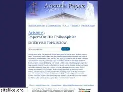 Sites similar to aristotlepapers.com