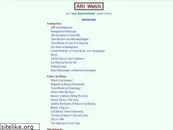Sites similar to ariwatch.com