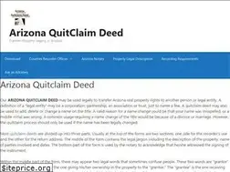 Sites similar to arizonaquitclaimdeed.com