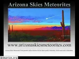 Sites similar to arizonaskiesmeteorites.com