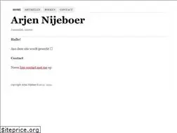 Sites similar to arjennijeboer.nl