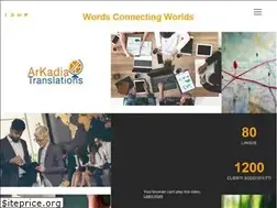 Sites similar to arkadiatranslations.com