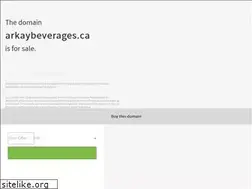Sites similar to arkaybeverages.ca