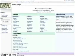 Sites similar to arkhamhorrorwiki.com