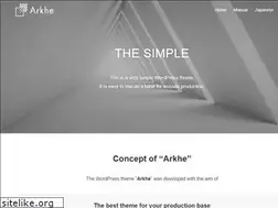 Sites similar to arkhe-theme.com