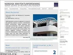 Sites similar to arkitekturforskning.net