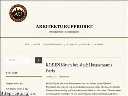 Sites similar to arkitekturupproret.se