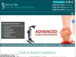 Sites similar to arklatexfootcare.com