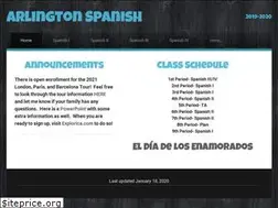 Sites similar to arlingtonspanish.weebly.com