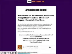 Sites similar to armagiddeon-sound.de