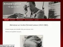 Sites similar to armand-lanoux.fr
