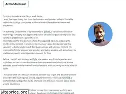 Sites similar to armandobraun.com