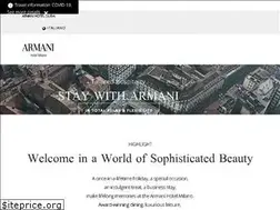 Sites similar to armanihotelmilano.com