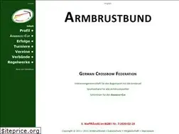 Sites similar to armbrustbund.de