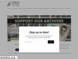 Sites similar to armenianinstitute.org.uk