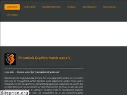 Sites similar to arminia-kapellen.de