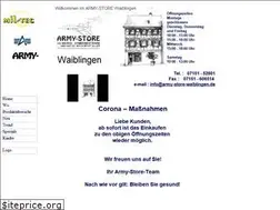 Sites similar to army-store-waiblingen.de