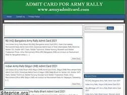 Sites similar to armyadmitcard.com