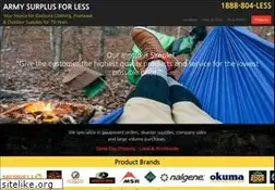 Sites similar to armysurplusforless.com
